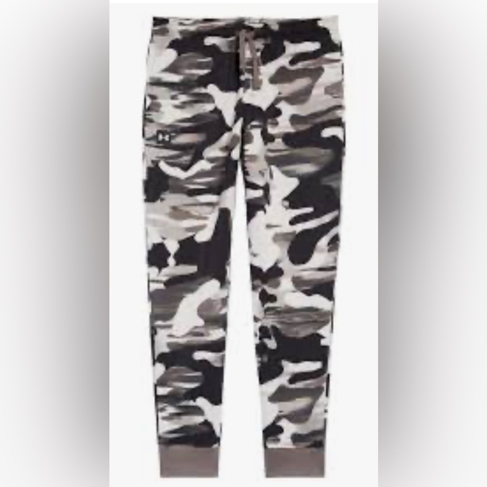 Under Armour Boys Rival Camo-Print Jogger Pants size medium